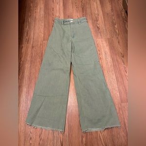 Women’s green zara marines, size 2